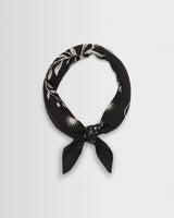 Sloane - Black Floral Neck Scarf