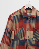 Whiting - Red And Multicolour Block Check Overshirt