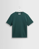 Dean - Teal Textured Organic Cotton T-Shirt