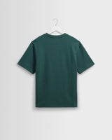 Dean - Teal Textured Organic Cotton T-Shirt