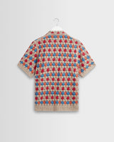 Porto - Multicolour Splash Crochet Shirt