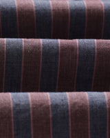 Abingdon - Blue And Burgundy Halo Stripe Shirt