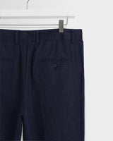 Alp - Navy Linen Trousers