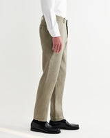 Alp - Khaki Linen Slim Fit Trousers