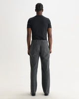ASTON TROUSER WOOL BLEND FLECK GREY