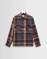 Whiting - Rust And Multicolour Pike Check Overshirt