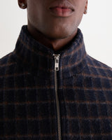 BAYER HARRINGTON DRAWN CHECK BROWN / NAVY