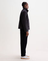 BAYER HARRINGTON DRAWN CHECK BROWN / NAVY