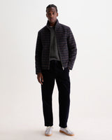 BAYER HARRINGTON DRAWN CHECK BROWN / NAVY