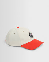 Spencer - Ecru And Red Camden Cotton Sports Cap