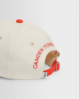 Spencer - Ecru And Red Camden Cotton Sports Cap