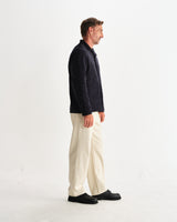 Corey - Navy Seersucker Corduroy Shirt