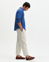 Dartford - French Blue Washed Linen Shirt