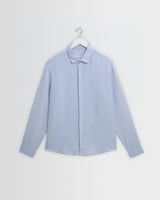 Dartford - Pale Blue Washed Linen Shirt