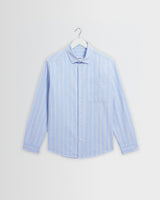 Dartford - Blue Stripe Cotton Shirt