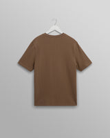 Dean - Dusty Brown Textured Organic Cotton T-Shirt