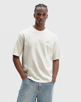 Dean - Off White Layered Flower Graphic T-Shirt