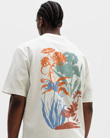 Dean - Off White Layered Flower Graphic T-Shirt
