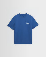 Dean - Blue And Ecru Sailing Map Print T-Shirt