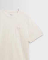 Dean - Ecru Slub Cotton Pocket T-Shirt