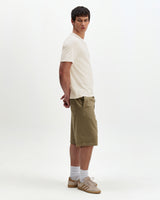 Dean - Ecru Slub Cotton Pocket T-Shirt