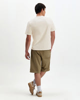Dean - Ecru Slub Cotton Pocket T-Shirt
