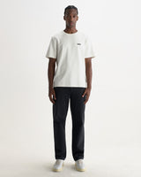 Dean - Off White And Black Painted Flower Print T-Shirt