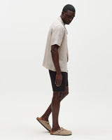 Didcot - Clay Silk Linen Short-Sleeve Shirt