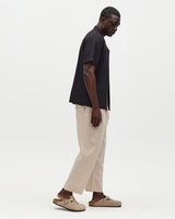 Didcot - Black Silk Short-Sleeve Shirt