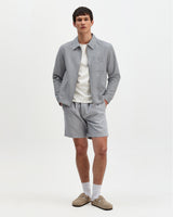 Eldon - Light Blue Herringbone Cotton Jacket