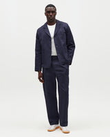 Exmouth - Navy Dobby Cotton Blazer