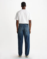 Felix - Mid Blue Wash Selvedge Loose Fit Denim Jeans
