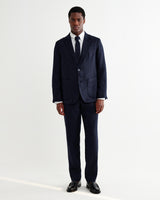 Alp - Navy Linen Trousers