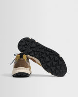 Flower Mountain - Brown And Cognac Suede And Nylon Yamano 3 Trainers