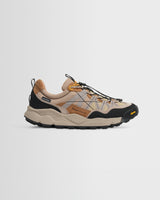 Flower Mountain - Anthracite And Brown Suede And Nylon Iwano 2 Trainers