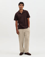 Glencoe - Beige Washed Linen Loose Fit Trousers