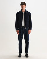HAMBLIN JACKET DOUBLE FACE CHECK NAVY