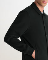 Hays - Dark Green Structured Waffle Overshirt