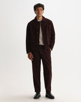 HEALEY CHORE JACKET CORD DARK BROWN