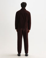HEALEY CHORE JACKET CORD DARK BROWN