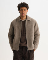 HEATH JACKET WOOL BLEND BOUCLE NATURAL