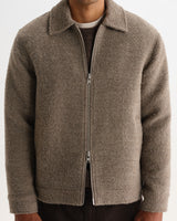 HEATH JACKET WOOL BLEND BOUCLE NATURAL