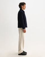 HEATH JACKET WOOL BLEND BOUCLE NAVY