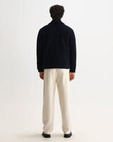 HEATH JACKET WOOL BLEND BOUCLE NAVY