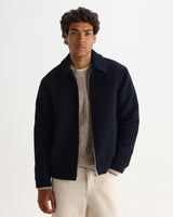 HEATH JACKET WOOL BLEND BOUCLE NAVY
