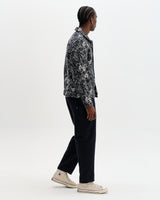 Iggy - Navy And Ecru Tile Jacquard Jacket