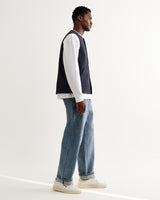 Jedd - Navy Organic Cotton Ripstop Gilet