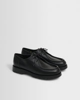 Kleman - Black Leather Padror Shoes