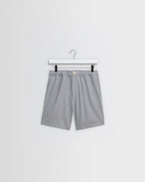 Kurt - Light Blue Herringbone Cotton Shorts