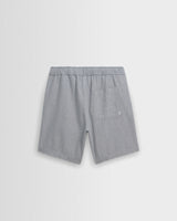 Kurt - Light Blue Herringbone Cotton Shorts